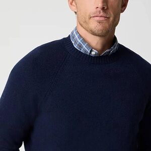 J. Crew Men's Navy Crewneck Sweater